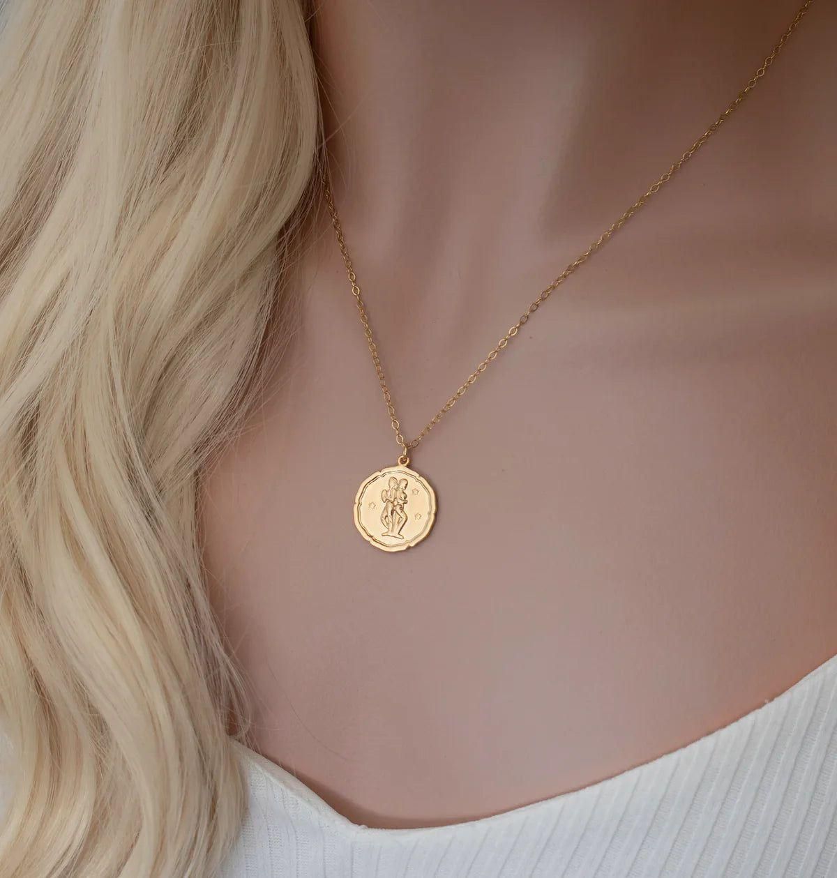 Gold-Plated YOUR Zodiac Necklace - Stylish Astrology Pendant
