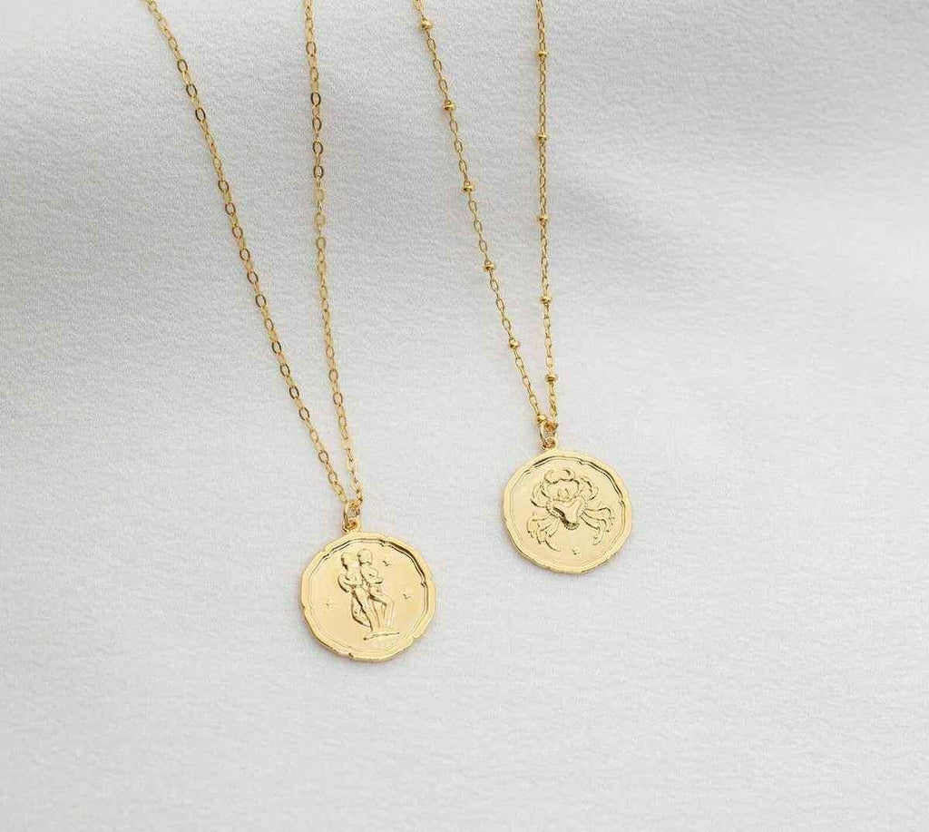 Gold-Plated YOUR Zodiac Necklace - Stylish Astrology Pendant